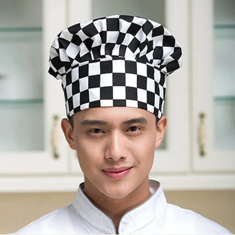Kitchen Hats for Mens and Womens Hotel Restaurant Cooks Cap Waiter Chef Work Caps Cake Supplies Cotton Cloth Mushroom Hat