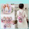 Charming Children's Doll Backpack With Sweet Macaron Colors And Cute Design