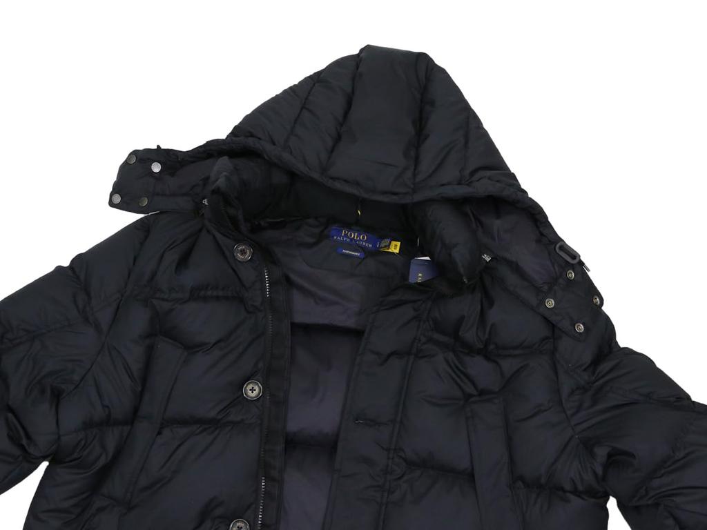 POLO RALPH LAUREN Performance Long Down Size Black Men's Jacket, XL, (Product Code 01010042)