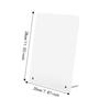 Metal Magnetic Board Photo Display Desktop Message Board Creative Note Board  for Office Home