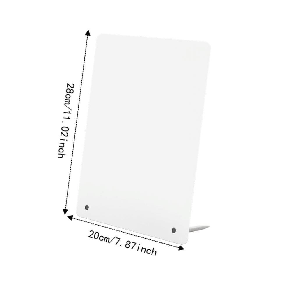 Metal Magnetic Board Photo Display Desktop Message Board Creative Note Board  for Office Home