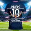 2026 Mbappé #10 3D Gedrucktes Fußball T-Shirt Herren Damen Kinder Trainingsshirt Freizeit Sportbekleidung Sommer Fan Edition Fußballtrikot