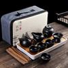Customize Chinese Kung Fu Teaset Ceramic Portable Teapot Set Outdoor Travel Gaiwan Tea Cups of Tea Ceremony Teacup Fine Gifts