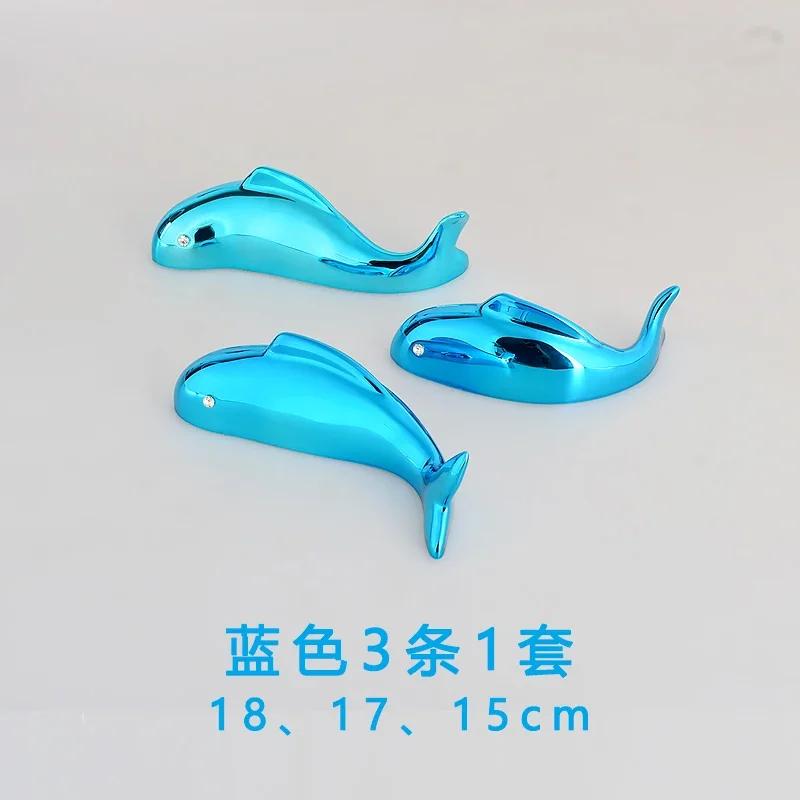 Imitacja metalu plastikowy liść lotosu karp salon sofa tło wisiorek dekoracja ścienna dekoracja ścienna sypialni naklejka ścienna