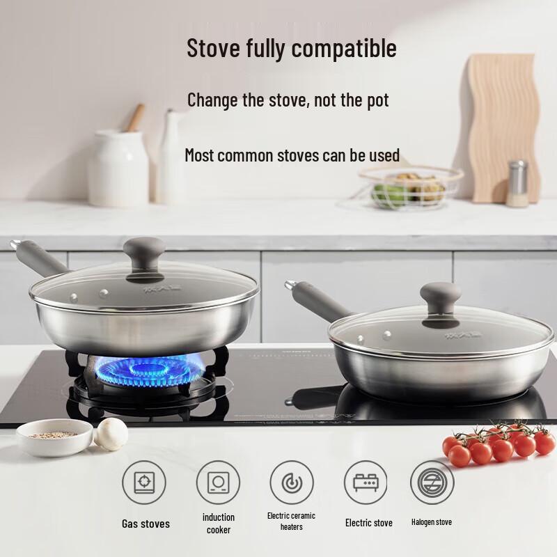 

Chui Da Huang Titanium Non-stick Induction Frying Pan 28cm