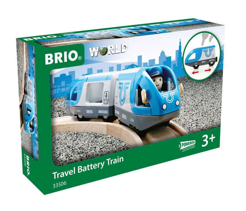 Brio Power Travel Train for Ages 3 and Wooden Gift 33506, Up. [Toy, Toy, Locomotive, Car, (Birthday/Christmas)]