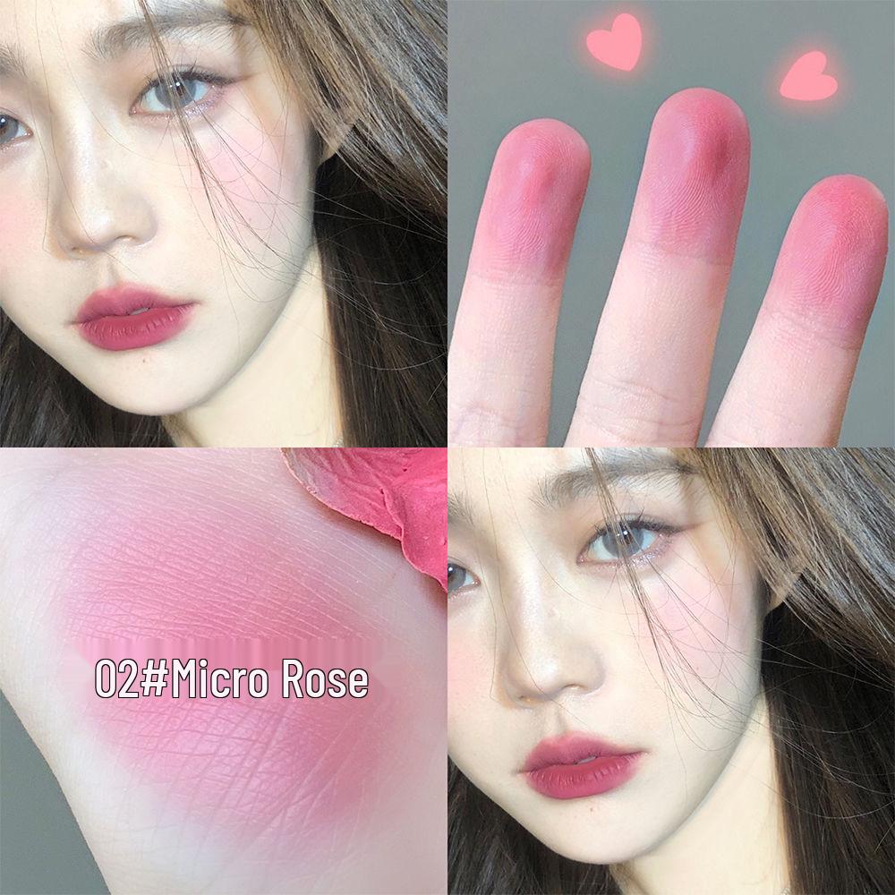 

Monochrome Ice Cube Long-lasting Blush & Highlight: Natural, Energetic, Delicate Contouring Rouge for Student Style.