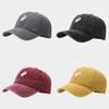 Ghost Embroidered Denim Baseball Cap With Sun Protection For Casual Outdoor Wear