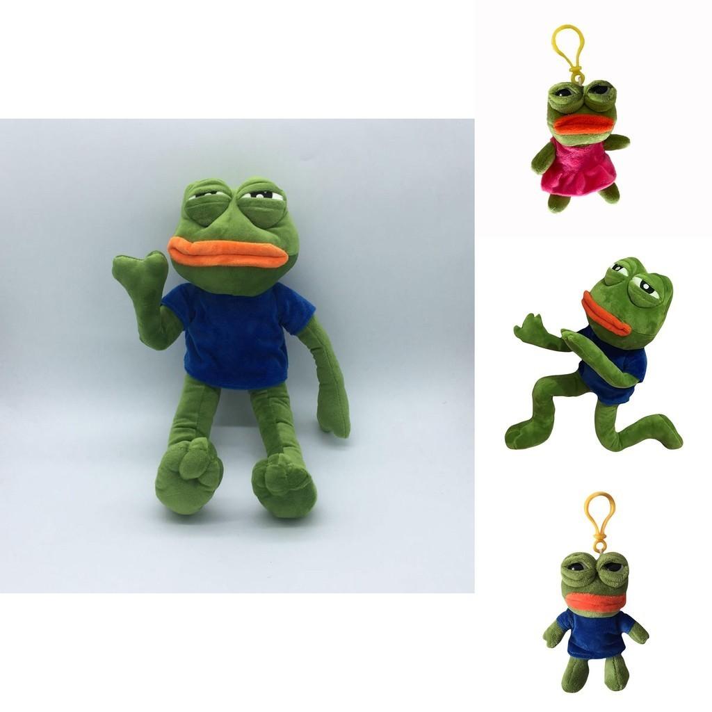 Soft Pepe The Frog Plush Toy Stuffed Animal For Kids And Adults