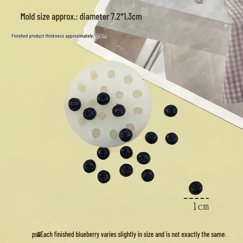 Blueberry Fondant Silicone Mold – Food Grade Cake Baking Tool