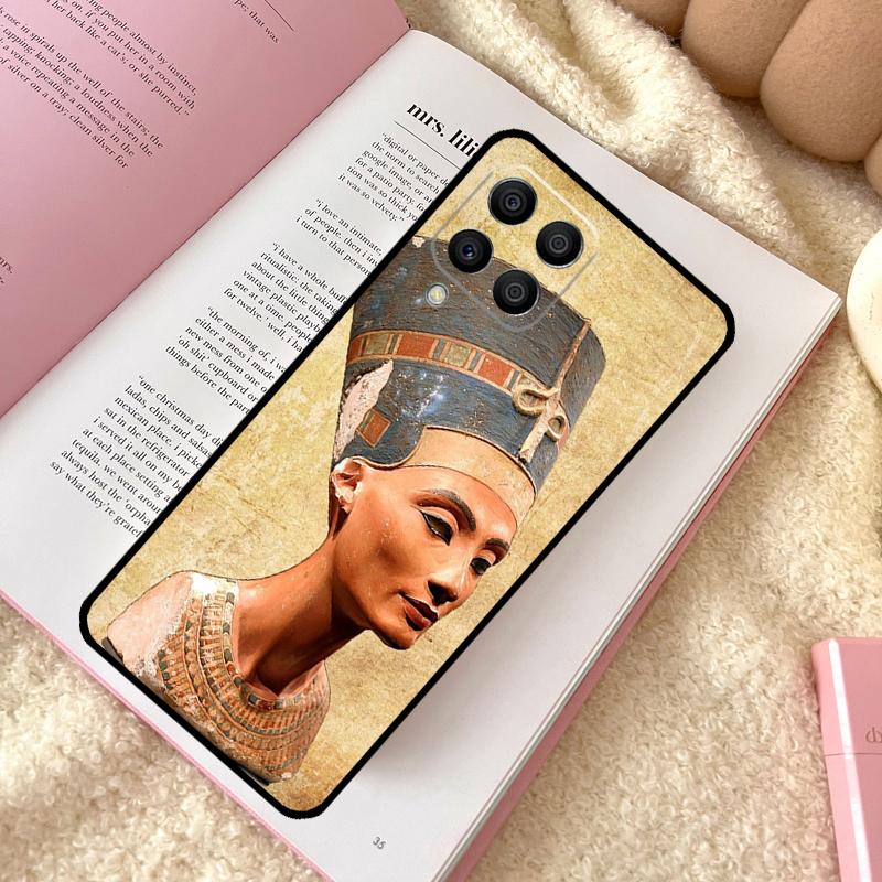 Egypt Nefertiti Ankh Case For Samsung Galaxy M21 M12 M13 M14 M15 M06 M16 M36 M56 M31 M53 M32 M52 M35 M55 M34 M54