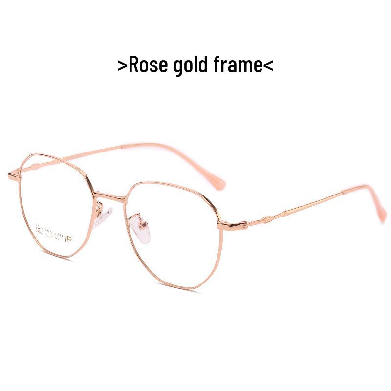 2021 Pure Titanium Myopia Glasses Frame - Lightweight, Anti-Blue Light, Eye Protection for Students