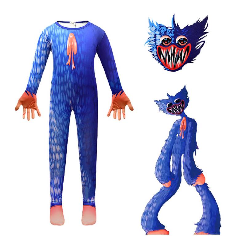 Leketid Poppy Jumpsuit Rollespillantrekk Barn Cosplay Kostymer Fest Halloween