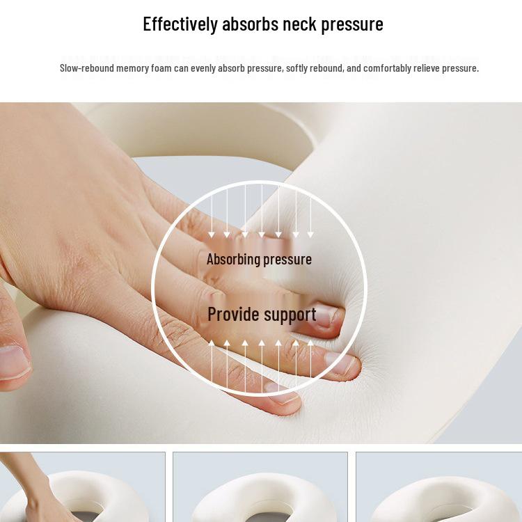 Portable U-Shaped Neck Support Pillow for Travel