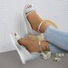 Fashion Summer New Super High Heel Women Sandals Women's Versatile Platform Flatform Shoes with A Straight Strap Sandals High Heels