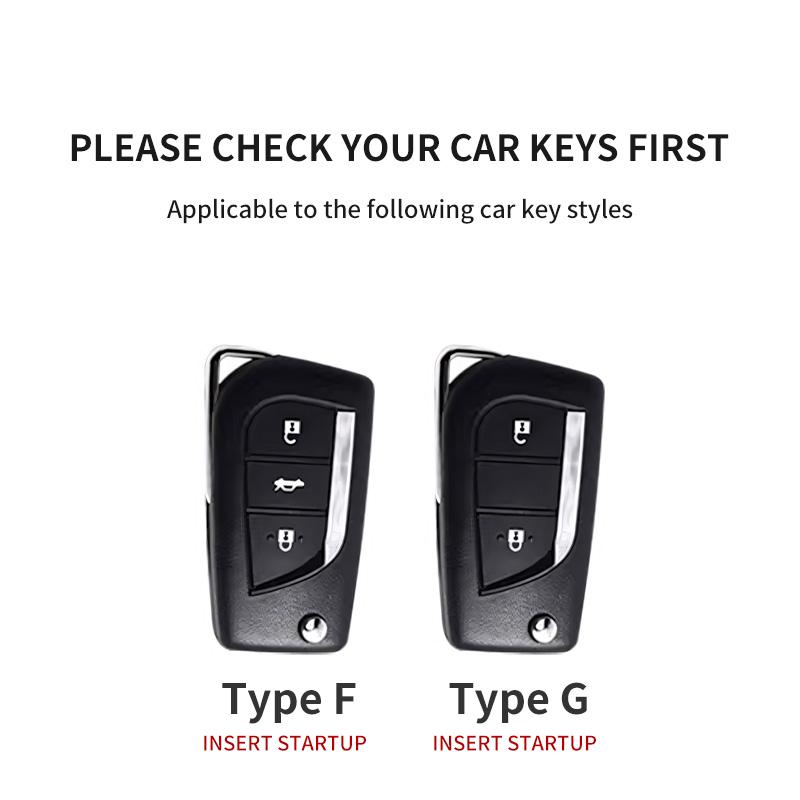 Leather Car Key Case Cover Fob For Toyota Rav4 Levin Camry Reiz Highlander Corolla Yaris Verso Avensis Aygo Car Remote Key Shell