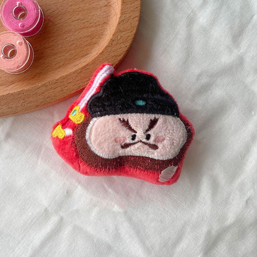 Yuchi Gong Chinese God Dolls Pendant Guanyin Plush God of Longevity Pendant Backpack Decor