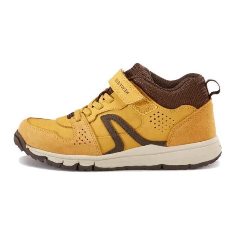 

DECATHLON Protect 560 Versatile Non-Slip Abrasion Resistant Warm and Waterproof Low Top Casual Shoes Yellow Brown Kids 32