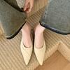 Fashion Bailamos 2025 Brand New Women Mules Shoes Fashion Pointed Toe Shallow Slip On Slipper Shoes Thin Low Heel Dress Sandals