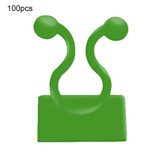 100 stk selvklebende hjemmeveggplante klatrefikserholder klips vinklemmekrok