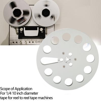 1 Bobine Vide 14 Pouces 11 Trous Universelle Bobine Vide Bande Sonore Bobine Aluminium Bande