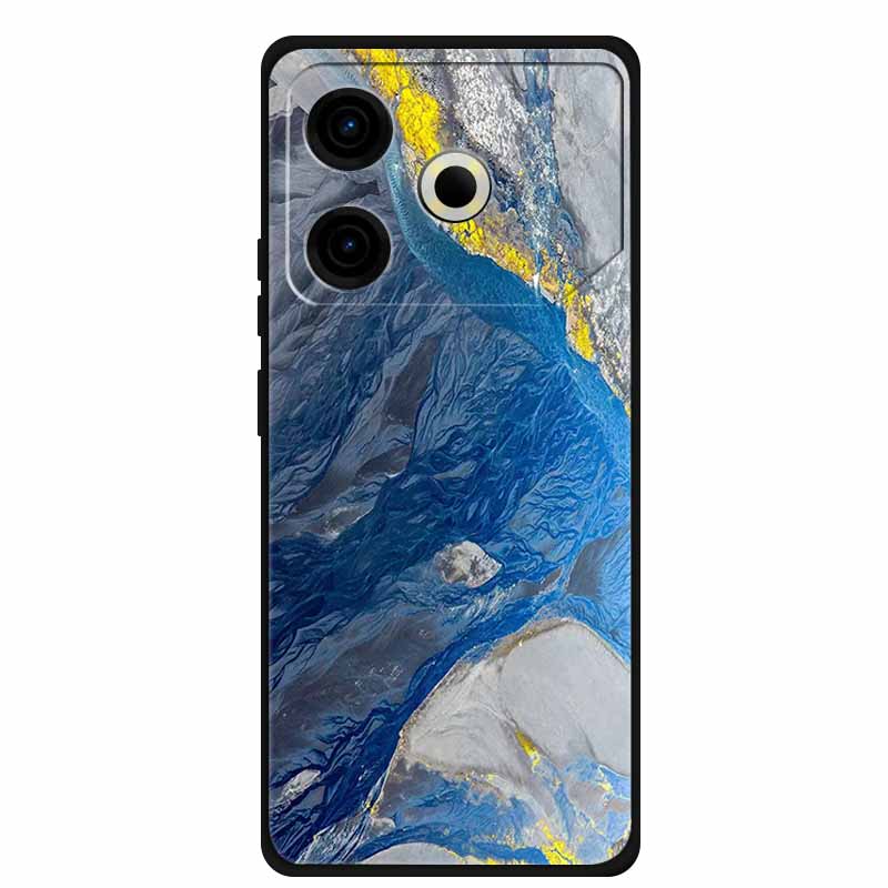 Phone Case For Tecno Pova6 Neo TPU Back Coque for Pova 6 Neo Marble Colour Soft Cover Protective Funda Luxury Silicone Shell