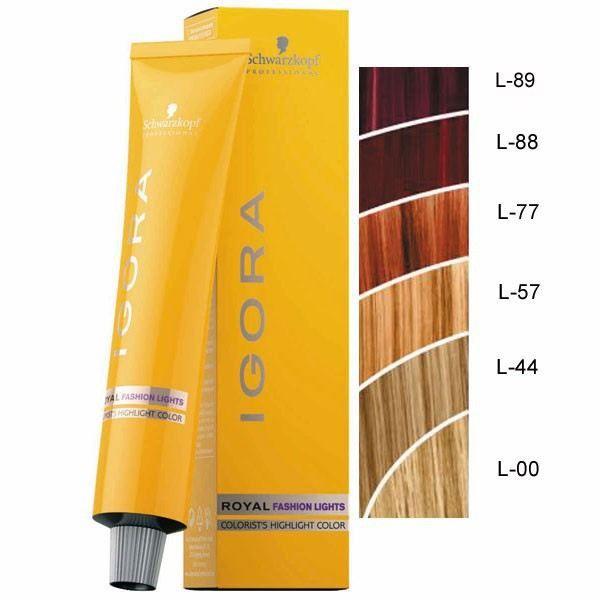 Schwarzkopf - Coloration Igora Royal L-57 Doré Cuivré - 60 ml