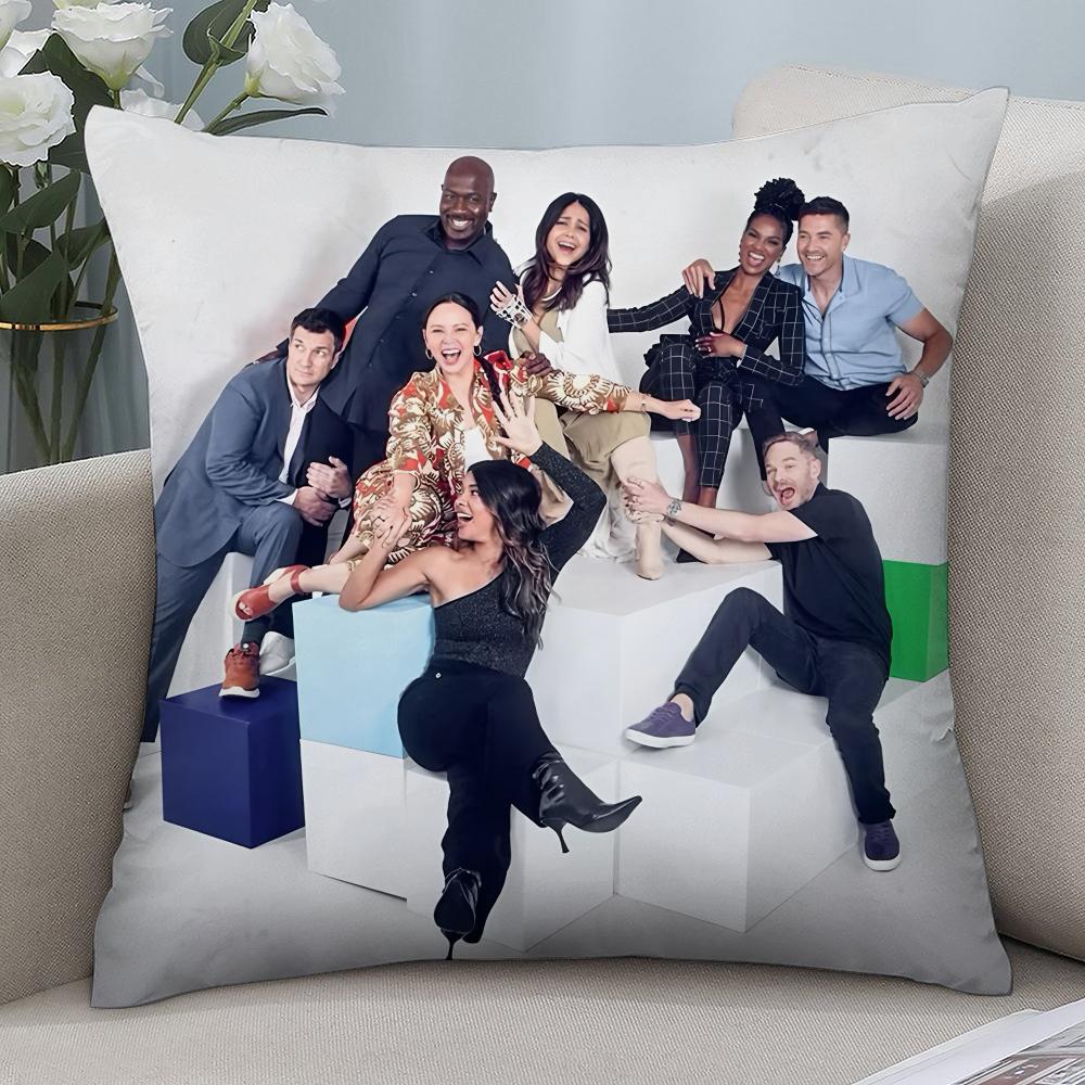The R-Rookie L A Pillow Case 3D Print Polyester Fiber 40*40 cm Home Sofa Throw Pillow Cover Decoration Festival Gift