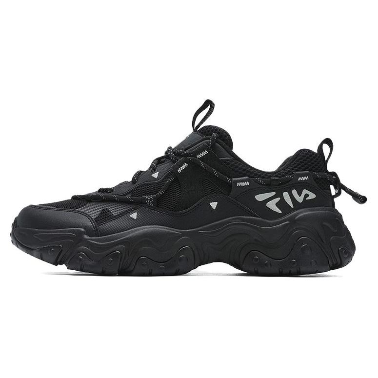 Fila Fluid 5 Cat Paw 5.0 Lace-Up Durable Low-Top Casual Shoes Men Sneaker Black F12M422103FBK