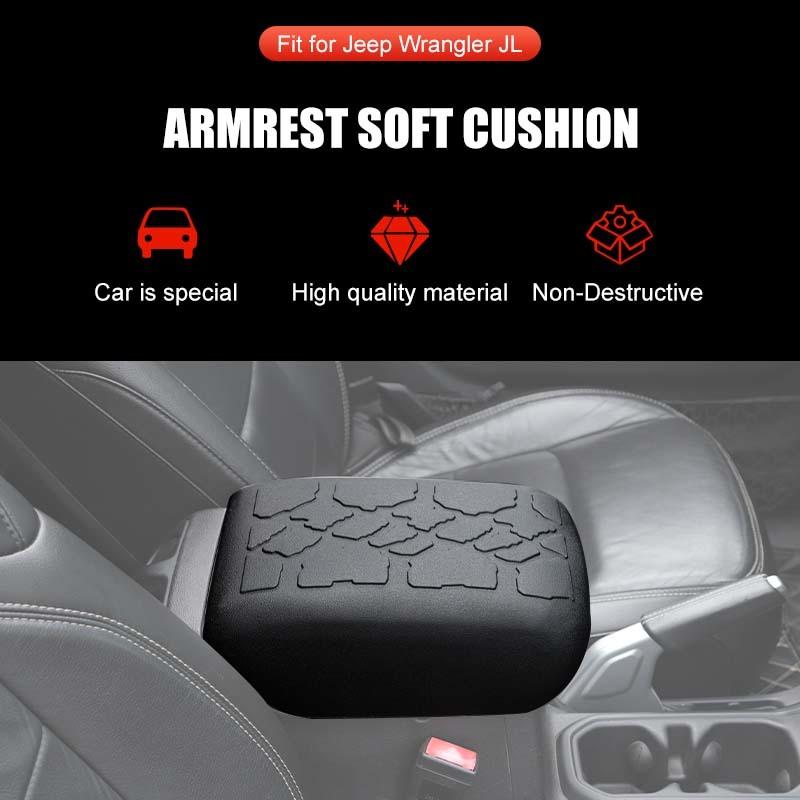  Armrest Box Decorative Panel Decoration Cover For Jeep Wrangler JL JT Gladiator 2018 Up Car Interior Accessories