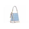 COACH Mollie Coated Canvas With Smooth Leather Bucket Bag, Handbag, Crossbody Bag, Shoulder Bag 22 Women's Blue CA583-IMUDY