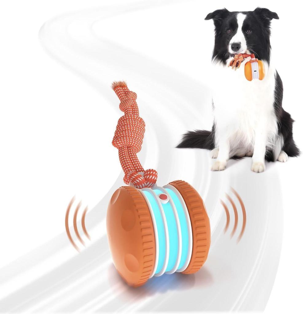 Pet Smart Electric Rolling Ball: Bite-Resistant Teething Toy for Dog Boredom Relief
