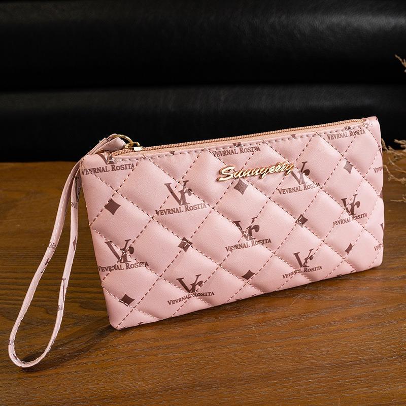 Dameveske Mobiltelefonveske Mote Alt trykt myntveske Advanced Sense Clutch Bag