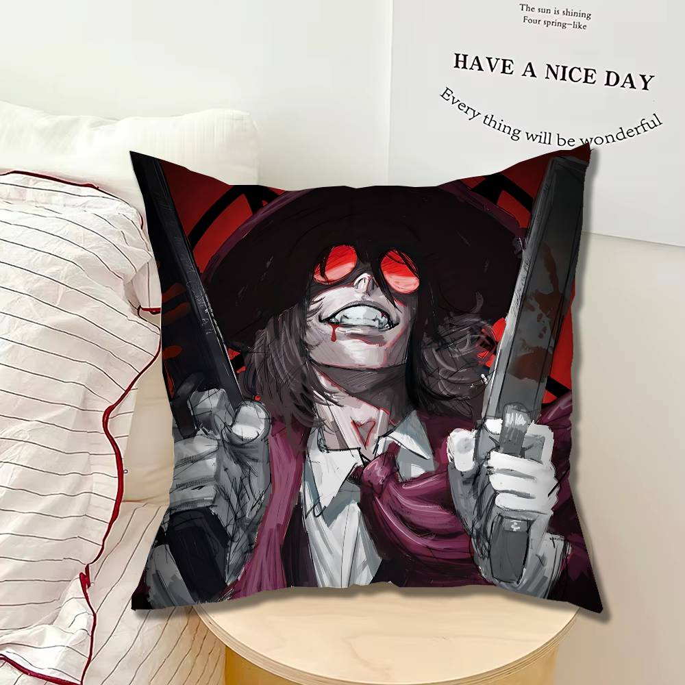 VVampire Hunter D Pillow cases Organic Linen Pillow Case DoubleSided Print Cushion Cover for Sofa Home Decor Gift