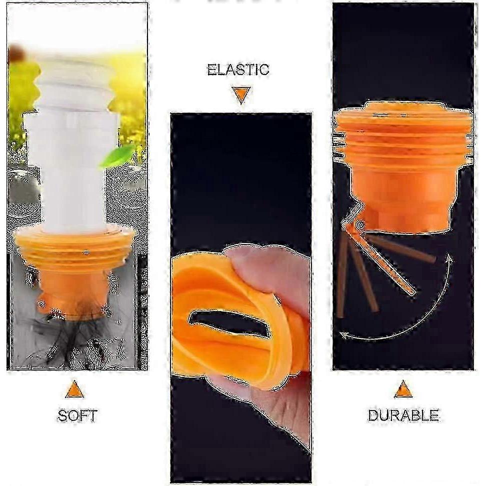 Silikon-Geruchsschutz-Rückfluss-Siphon für Waschmaschine (75 mm) - Abwasserrohrdichter