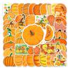 50 Pumpkin Doodle Personalized Cartoon Small Fresh Plant Creative DIY Skateboard Luggage Stickers Waterproof