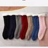 Floor Socks, Home Socks, Sleep Socks, Christmas Socks, Socks, Breathable, Warm Socks, Women's, Plush Mid Tube Socks