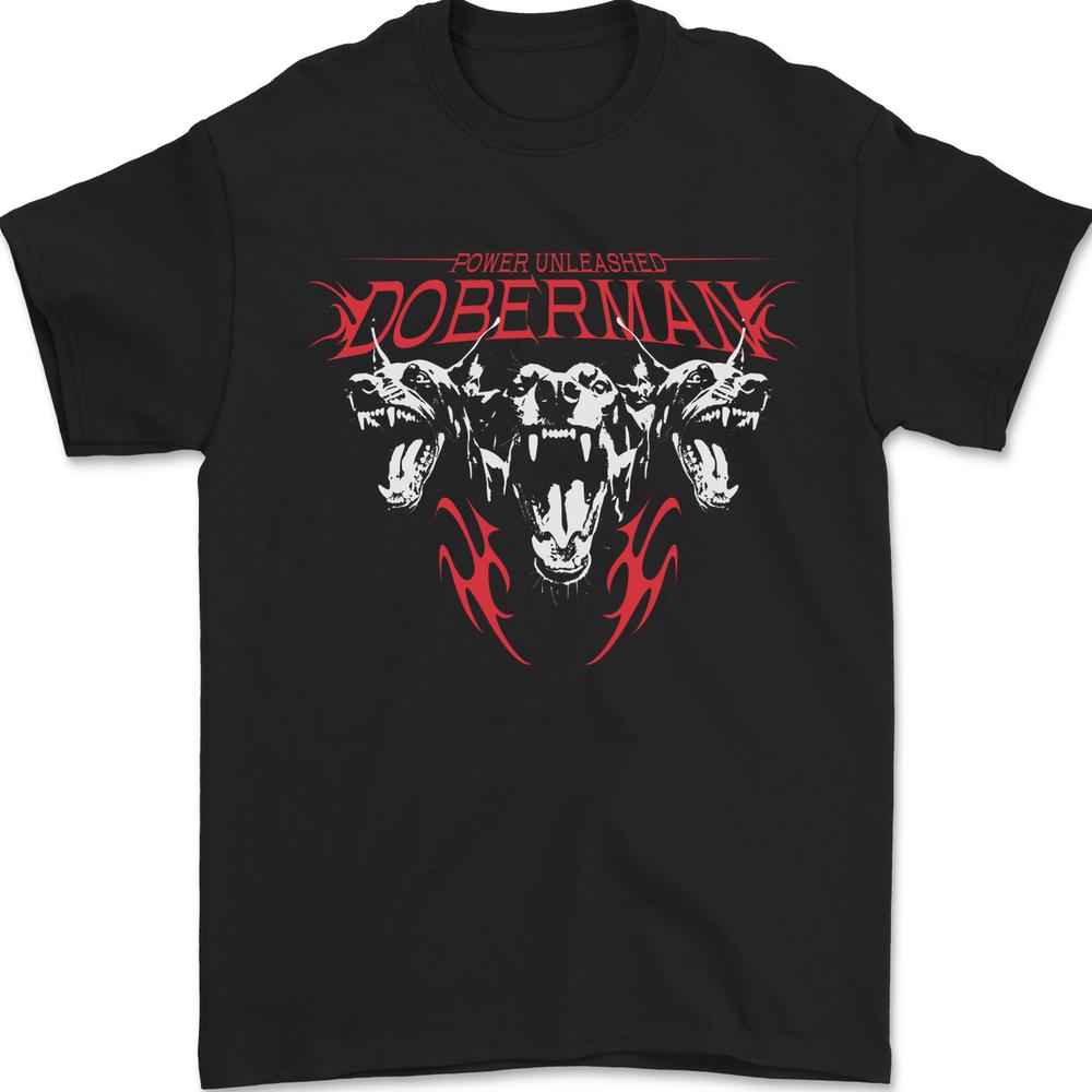 DoberUnisex Power Unleashed Dog Unisexs TShirt 100 Cotton S