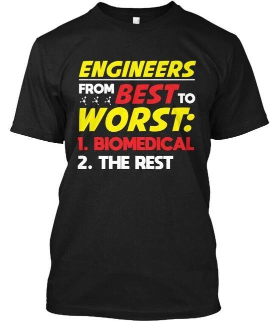 Engineer Biomedical Gifts T-Shirt Made in the USA Size S to 5XL L