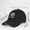 Trendy Cartoon K Pop Print Soft Peak Baseball Cap, Comfortable Adjustable Hat For Casual Attire, Concerts, Parties, Unisex Design