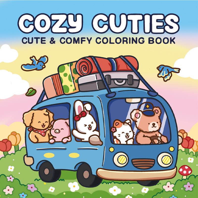 Strašidelná roztomilá příšerka omalovánky