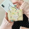 PU Leather Flower Printed Wallet Portable Three Fold Wallet Coin Purse Short Leather Purse  Travel