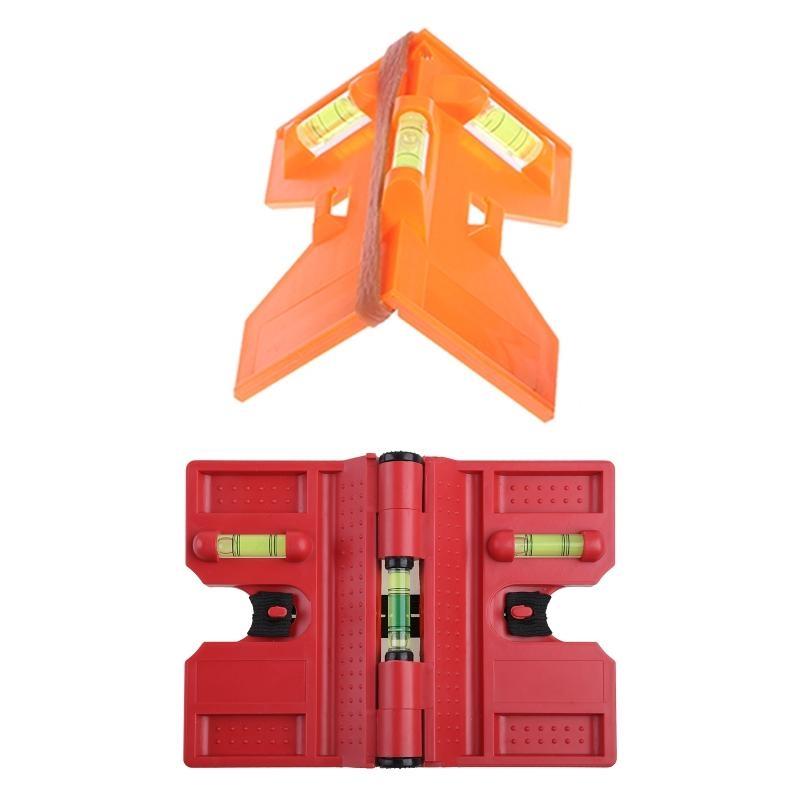 652F Plastic Level & Tool with 3 Bubbl-es Folding Gauge Level Meter