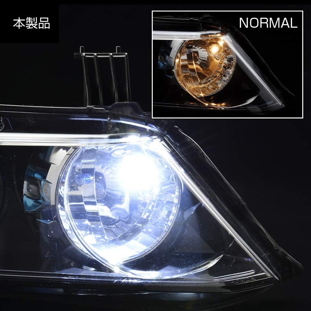 IPF Kennzeichenleuchte, Omnidirektionale 3D Dreiecksform LED T10 Glühbirne, 6000K 302N, Hergestellt in Japan, 1er-Pack