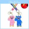 Llavero Huggy Wuggy de Poppy Playtime con Luz LED Juguete Fidget Seguro y Portátil para Niños y Adultos
