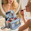 Pencil Case With Compartments Pencil Case Organizer Storage Lightweight Organizer Multi-Compartment Waterproof Cosmetic Bag