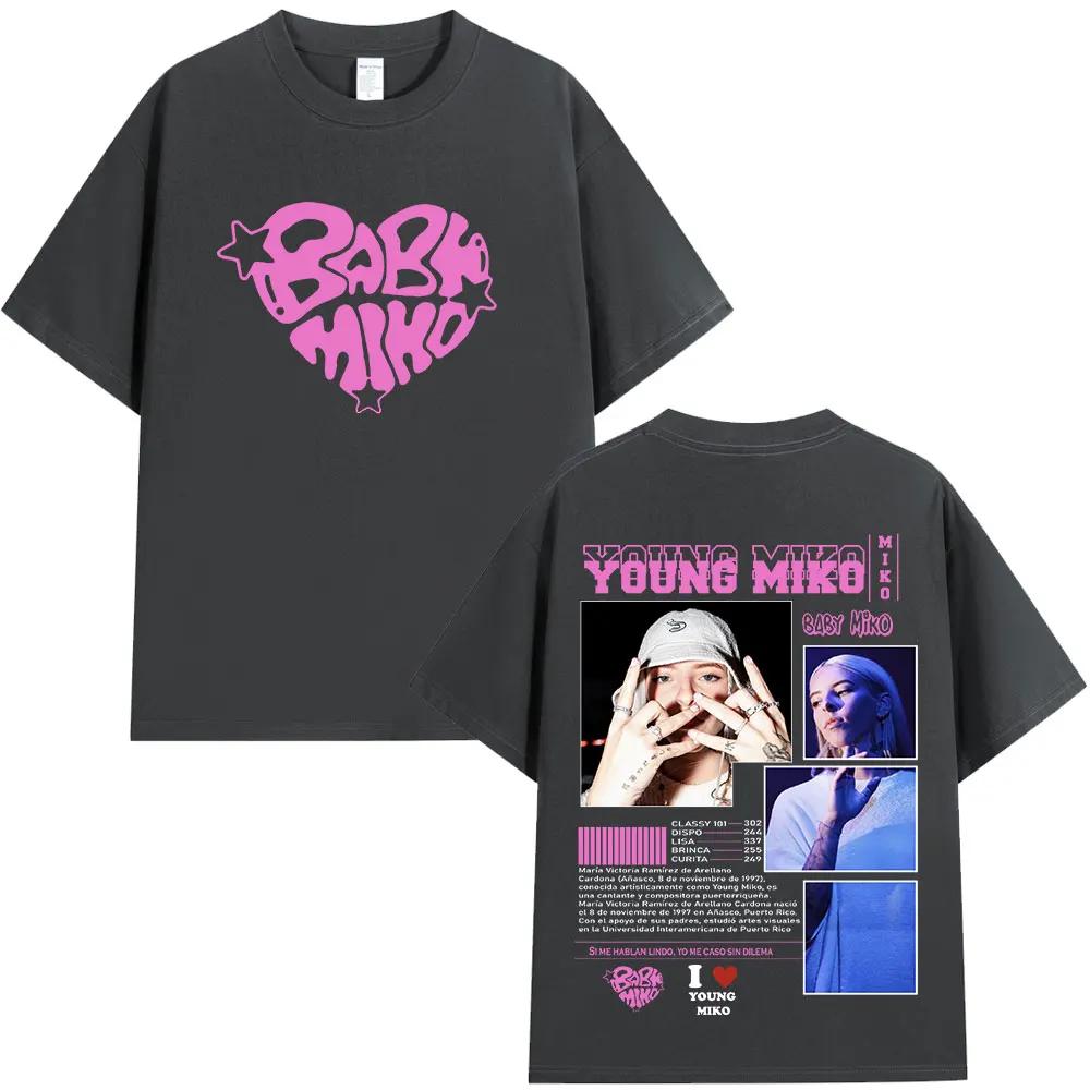 

Young Miko Baby Miko T Shirt Men Women Clothing Fashion Oversized Short Sleeve Female T-shirt Casual Cotton T-shirt Tops 3XL