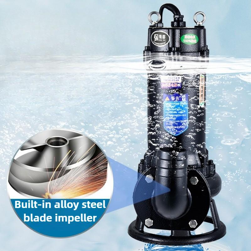 Industrial 220V Cutting Sewage Pump Submersible