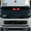 Custom Car Interior Decor Solar Demon Eye Window Light, Dynamic LED Night Light with Smart Enthusiast Display Sensor Modes, Suction Cup, Wireless USB