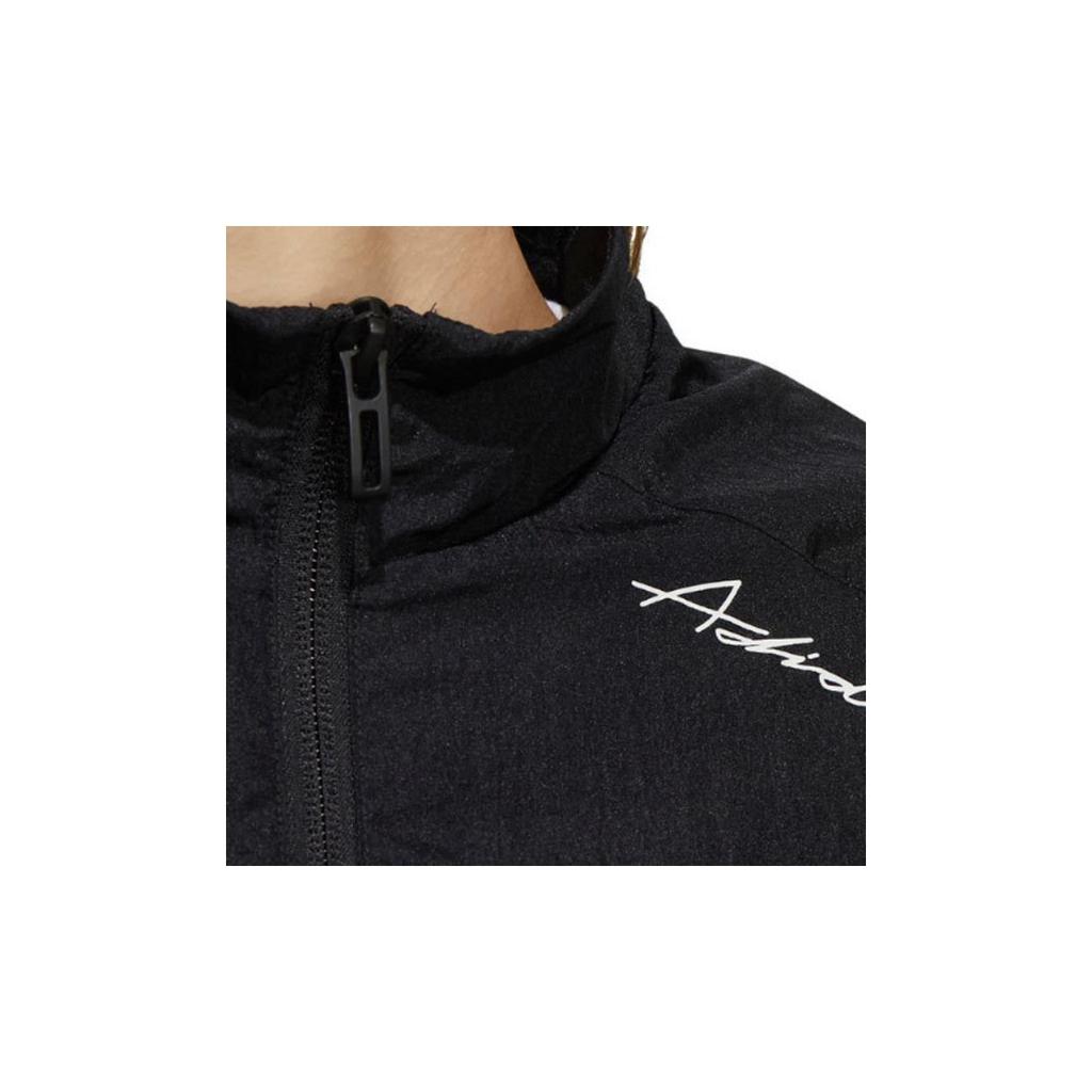 Adidas Solid Color Vintage Sports Stand Collar Zip Jacket Women Jacket Black HM3781